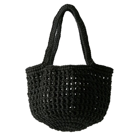 Urban Outfitters Handbags - UO Binge Women's Black Knitted Tote Bag